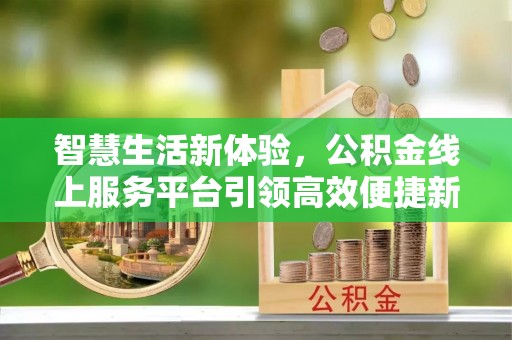 揭东智慧生活新体验，公积金线上服务平台引领高效便捷新潮流